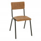 Chaise Vintage en Bois "Mauricio" 82cm Marron|Chaise|Paris Prix