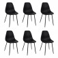 Lot de 6 Chaises "Gustav" 87cm Noir|Chaise|Paris Prix