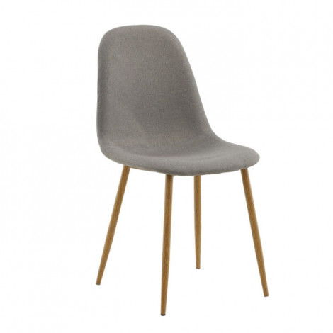 Chaise Design "Polar" 94cm Gris & Chêne|Chaise|Paris Prix