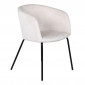 Chaise en Velours "Berit" 78cm Beige|Chaise|Paris Prix