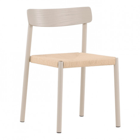 Chaise en Rotin "Malmon" 79cm Grège|Chaise|Paris Prix