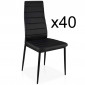 Lot de 40 Chaises Design "Kaïus" 95cm Noir|Chaise|Paris Prix