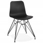 Chaise Design "Spider" 83cm Noir|Chaise|Paris Prix