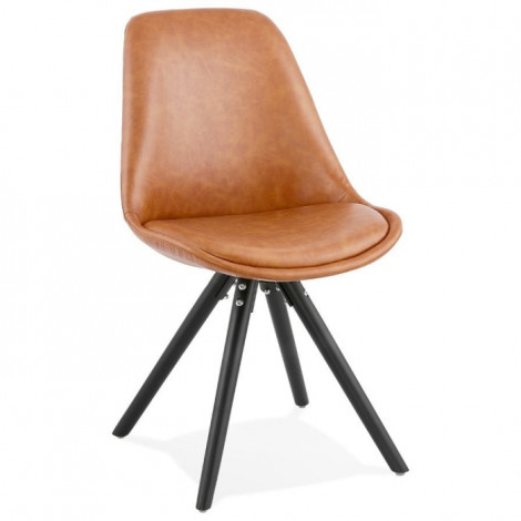 Chaise Scandinave "Yolanda" 82cm Brun & Noir|Chaise|Paris Prix