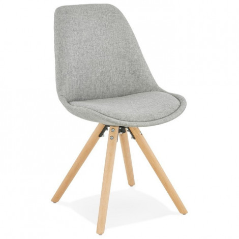 Chaise Scandinave "Yolanda" 82cm Gris & Naturel|Chaise|Paris Prix