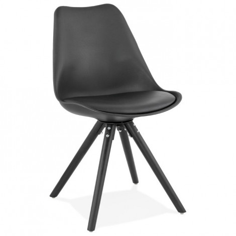 Chaise Design "Jupiter" 82cm Noir|Chaise|Paris Prix