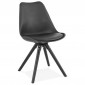 Chaise Design "Jupiter" 82cm Noir|Chaise|Paris Prix