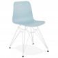 Chaise Design "Spider" 83cm Bleu & Blanc|Chaise|Paris Prix