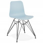 Chaise Design "Spider" 83cm Bleu & Noir|Chaise|Paris Prix