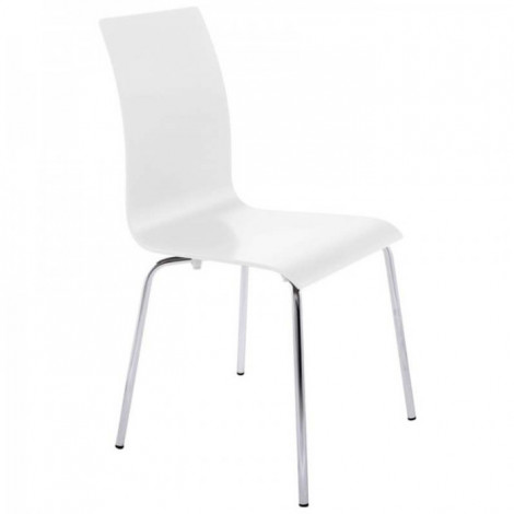 Chaise Design en Bois "Tina" 88cm Blanc|Chaise|Paris Prix