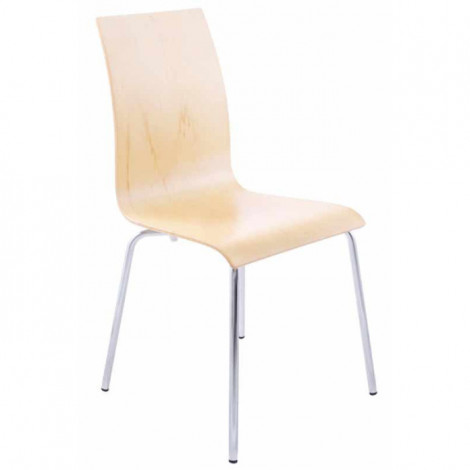 Chaise Design en Bois "Tina" 88cm Naturel|Chaise|Paris Prix