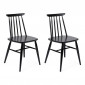 Lot de 2 Chaises Design "Aino" 81cm Noir|Chaise|Paris Prix