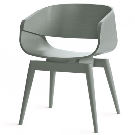 Chaise Design en Bois "Almost" 76cm Gris|Chaise|Paris Prix