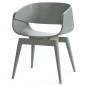 Chaise Design en Bois "Almost" 76cm Gris|Chaise|Paris Prix