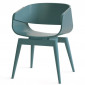 Chaise Design en Bois "Almost" 76cm Bleu|Chaise|Paris Prix