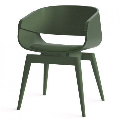 Chaise Design avec Coussin "Almost" 76cm Vert|Chaise|Paris Prix