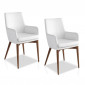 Lot de 2 Chaises Design "Felipe" 88cm Blanc|Chaise|Paris Prix
