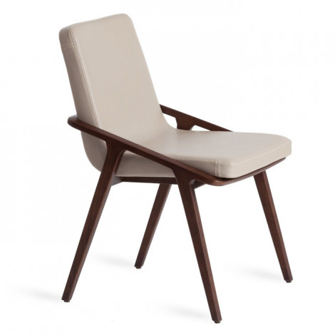Lot de 2 Chaises Design "Tania" 80cm Beige|Chaise|Paris Prix