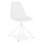 Chaise Design en Métal "Morayo" 83cm Blanc|Chaise|Paris Prix