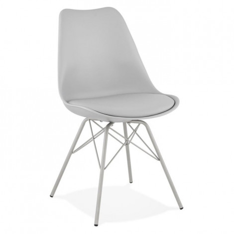 Chaise Design "Asensio" 83cm Gris|Chaise|Paris Prix