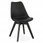 Chaise Design "Toledo" 82cm Noir|Chaise|Paris Prix