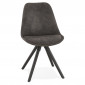 Chaise Design Scandinave "Rony" 84cm Gris & Noir|Chaise|Paris Prix