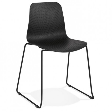 Chaise Design "Mandreo" 82cm Noir|Chaise|Paris Prix