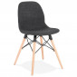 Chaise Design Scandinave "Marlina" 84cm Gris Foncé|Chaise|Paris Prix