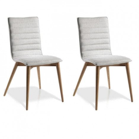 Lot de 2 Chaises Design "Barbara" 90cm Gris|Chaise|Paris Prix
