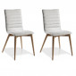 Lot de 2 Chaises Design "Barbara" 90cm Gris|Chaise|Paris Prix