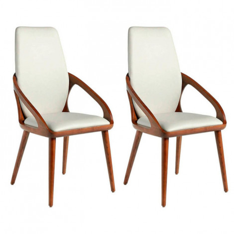 Lot de 2 Chaises Design "Ozan" 100cm Naturel|Chaise|Paris Prix