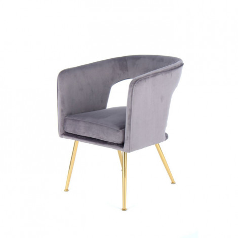 Chaise Design "Jolene" 77cm Gris|Chaise|Paris Prix