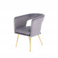 Chaise Design "Jolene" 77cm Gris|Chaise|Paris Prix