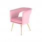 Chaise Design "Jolene" 77cm Rose|Chaise|Paris Prix