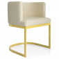 Chaise Design "Noemy" 75cm Beige|Chaise|Paris Prix