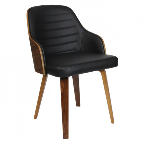 Chaise Rétro Design "Nash" 79cm Noir|Chaise|Paris Prix