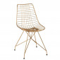 Chaise Design en Métal "Charlotte" 84cm Or|Chaise|Paris Prix