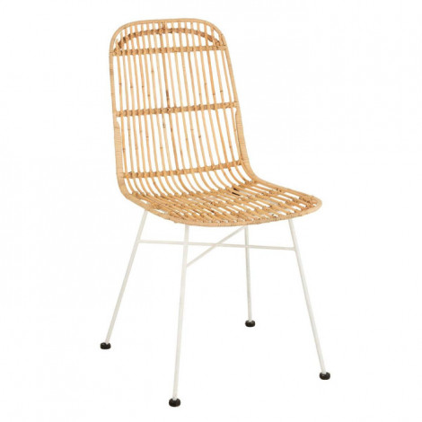 Chaise Design en Rotin "Ema" 88cm Naturel|Chaise|Paris Prix