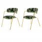 Lot de 2 Chaises Design "Forest III" 79cm Vert|Chaise|Paris Prix