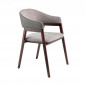 Chaise Rembourrée Design "Tania" 79cm Gris|Chaise|Paris Prix
