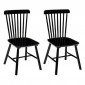 Lot de 2 Chaises en Bois "Isabel" 87cm Noir|Chaise|Paris Prix