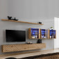 Ensemble Meuble TV "Switch Lamel XVII" 340cm Naturel|Meuble TV|Paris Prix