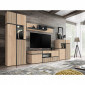 Ensemble Meuble TV Design "Cross" 330cm Naturel|Meuble TV|Paris Prix