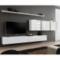 Meuble TV Mural Design "Switch VII" 340cm Blanc|Meuble TV|Paris Prix