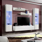 Meuble TV Mural Design "Fly III" 260cm Blanc|Meuble TV|Paris Prix