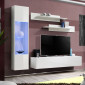 Meuble TV Mural Design "Fly III" 210cm Blanc|Meuble TV|Paris Prix
