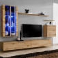 Meuble TV Mural Design "Switch XII" 270cm Naturel|Meuble TV|Paris Prix