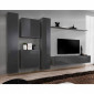 Meuble TV Mural Design "Switch VI" 330cm Gris|Meuble TV|Paris Prix