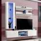 Meuble TV Mural Design "Fly XIX" 170cm Blanc|Meuble TV|Paris Prix