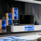 Ensemble Meuble TV "Switch XXII" 210cm Naturel & Blanc|Meuble TV|Paris Prix